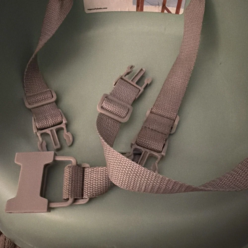 Booster Seat Toddler Ingenuity My Spot Sage Green Easy-Clean 3-Point Harness